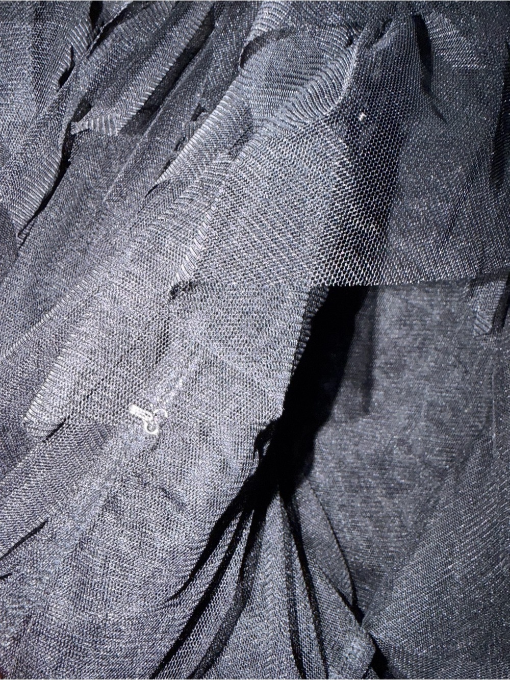 Black Ruffle Shirt - Picture 3 of 4